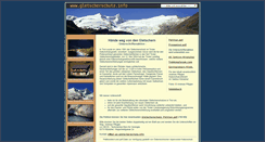 Desktop Screenshot of gletscherschutz.trekking.cc